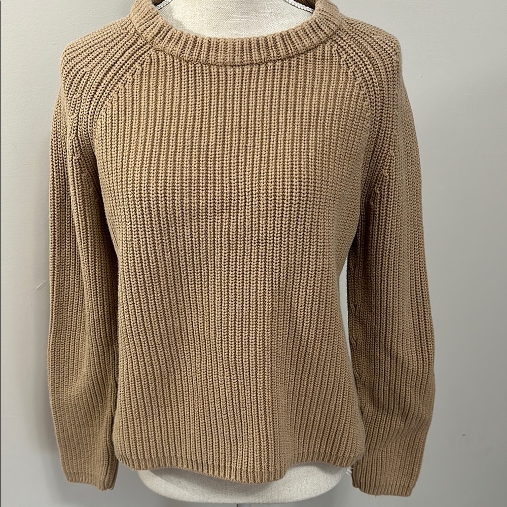 Quince Women's Crew Neck Sweater - Tan - Picture 2 of 10